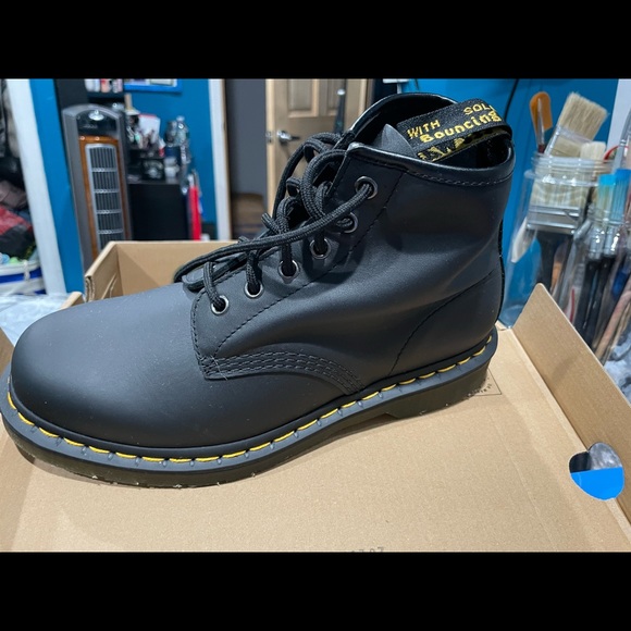 Dr martens nappa 101 LEATHER ANKLE BOOTS SZ US women 8, US men 7,Eu39, UK6 - Picture 6 of 7